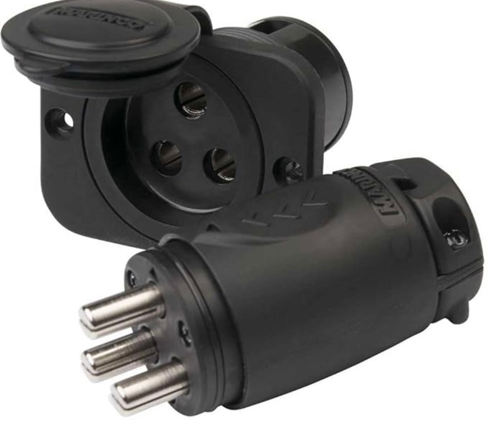 Marinco 70A trolling motor plug & receptacle