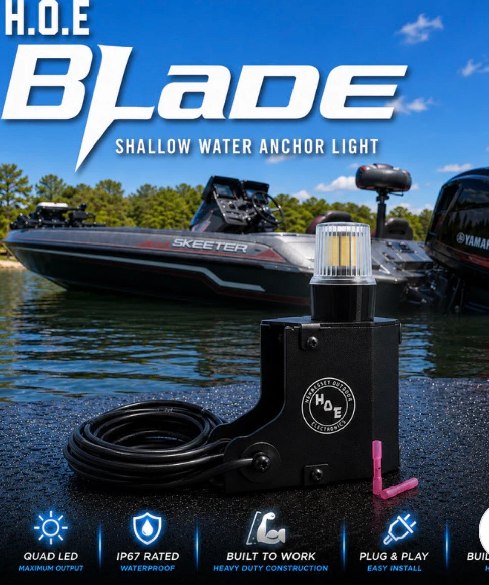 Hennessey shallow water anchor light